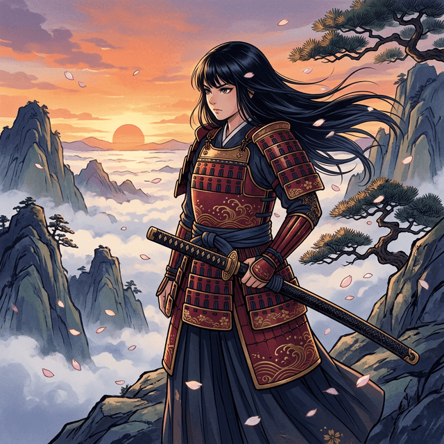 Samurai girl preview